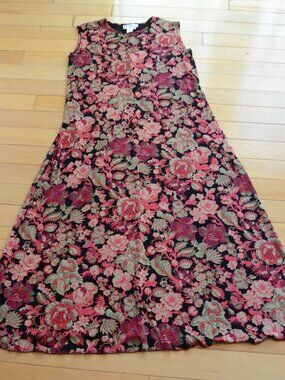 April Cornell Sleevless Floral Maxi Dress Size XXL